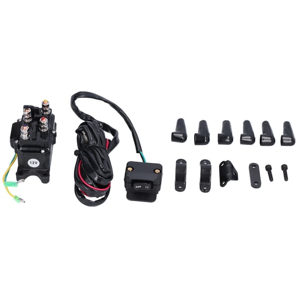 12V 250A Spil Solenoid Relæ Kontaktorbryder Monteringsbeslagssæt til ATV UTV