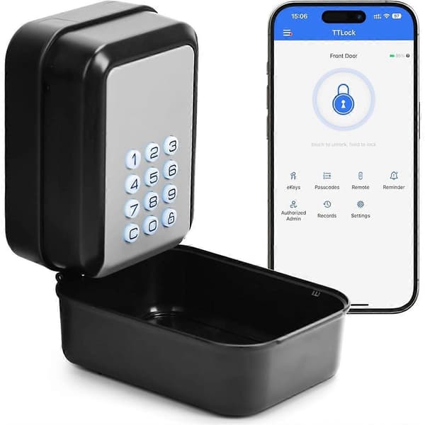 Smart Nøgleboks Elektronisk Bluetooth-boks med APP-kontrol