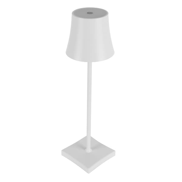 LED Desk Lamp USB Charging Touch Dimmable Table Lamps for Bar Living Room Reading Book Light White