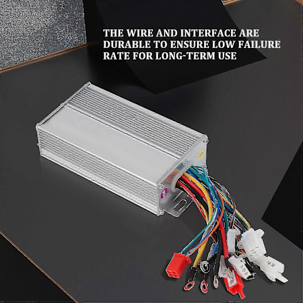 48v 500w børsteløs controller aluminiumslegering controller til elcykelmotorer Silver