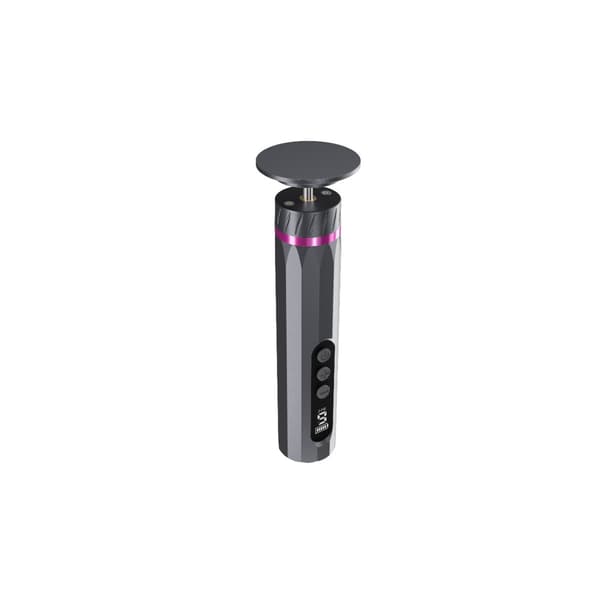 Electric Foot File for Calluses Compatible with Salon Equipment 9-Speed Rechargeable Pedicure Device with LED Display Forward/Reverse Replaceable Sanding Discs Gray 302