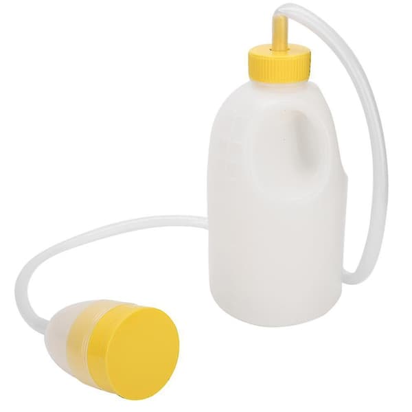 Herre Urinal Urinflaske Eldre Sengeliggende Pasienter Potte Med Rør 1700ml