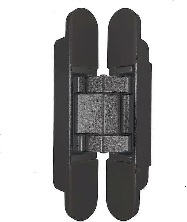 Invisible Hinges Concealed Door Hinges Heavy Duty Concealed Hinges 3-D Adjustable - Black - 1 Pair