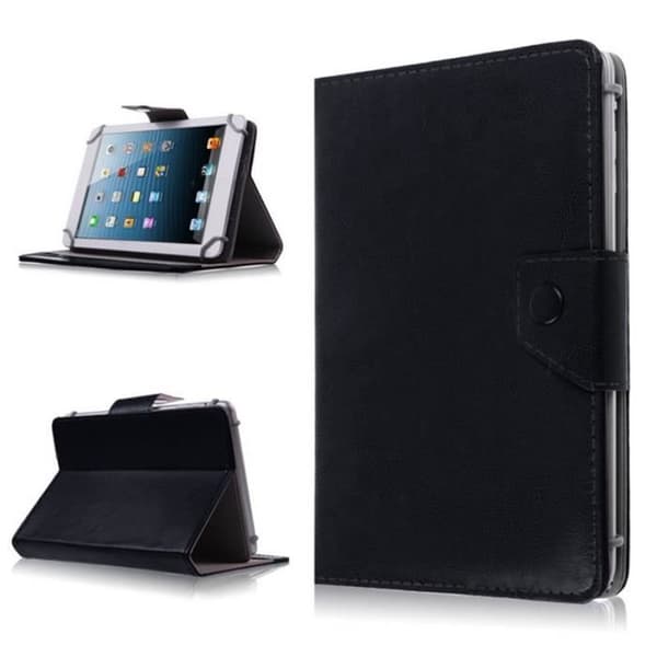 BAICHUANG Universal 7-tommer Tablet Etui med Stand - Sort