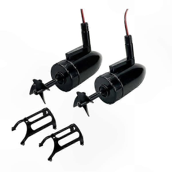 Flytec 2011-5 Agnbåd Undervandsmotor Propeller DIY Modifikationssæt Fiskebåds Tilbehør Black