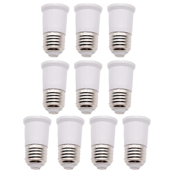 10 Pieces E27 to E27 LED Bulb Extender - Flexible Bulb Extension Adapter