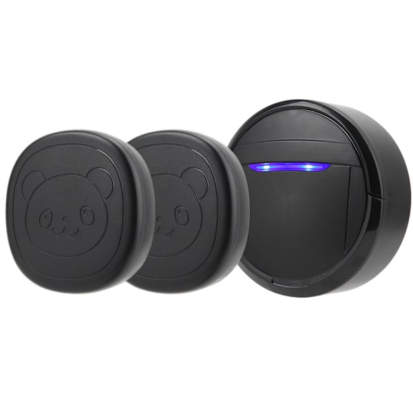 Wireless Waterproof Dog Doorbell with Touch Button 2 Transmitters 1 Receiver EU{hw}
