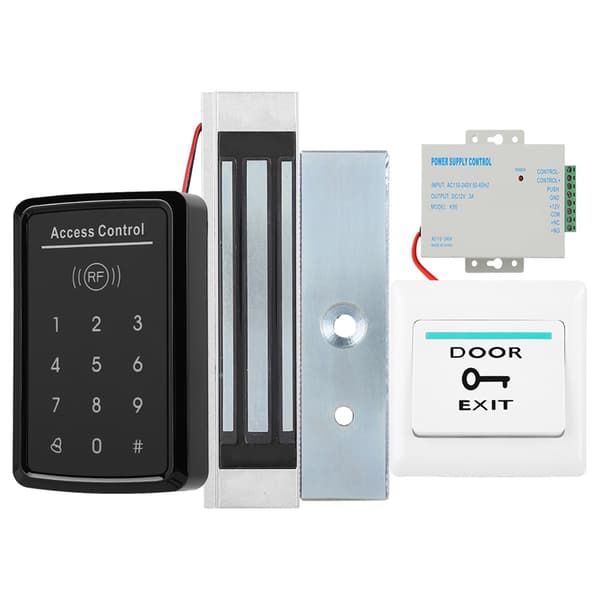 125KHz RFID Card Reader Password Access Control System 180KG Electromagnetic Lock
