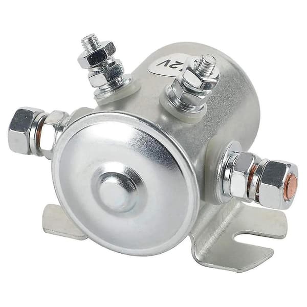 Max 300A Continuous Duty Solenoid Relay, 12V DC, Starter Relay for Golf Carts, Winches, Marine Use