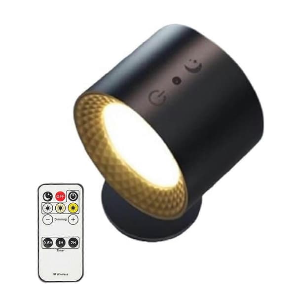 Glow Right Smart Lux, Glow Right Everywhere Light, Glow Right Lights, USB Oppladbare Lys Svart