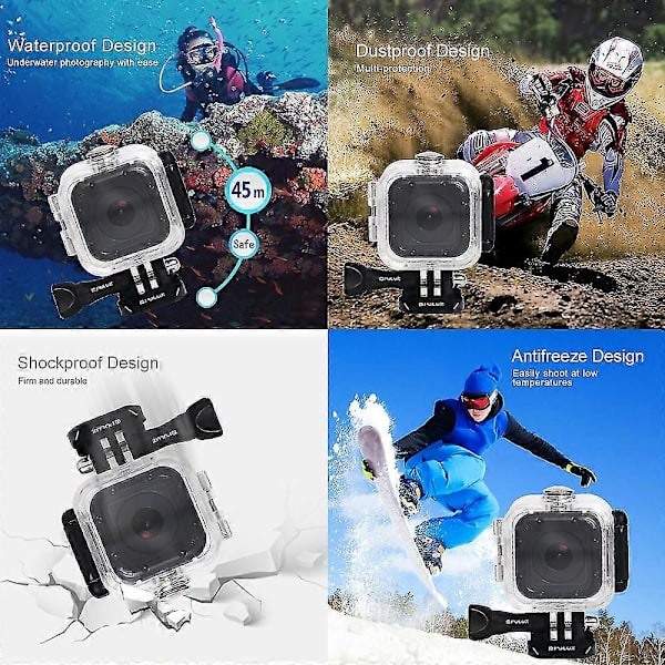 45m Waterproof Case For Gopro Hero5 Session / 4 Session