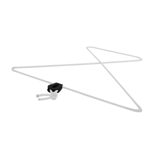 Elastisk Bungee Cord Kajak Stretch Snöre Rep Paddelbräda SUP Förvaring med White
