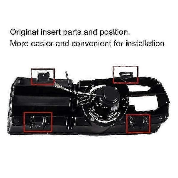 Varselljus för Mk4 Golf med LED-dimljus black