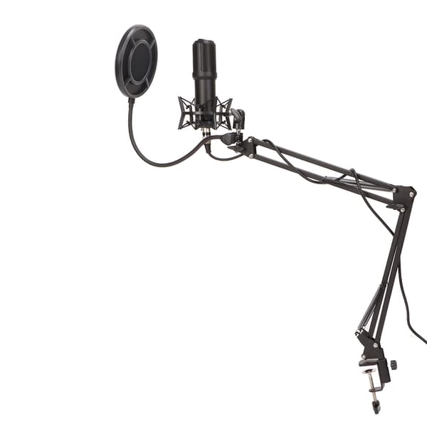 Professional Cardioid Condenser Microphone for PC Gaming Streaming and Recording