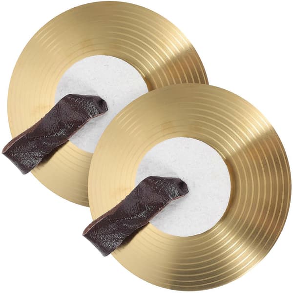 1 Pair Small Alloy Hand Cymbals Performance Band Percussion Musical Instrument