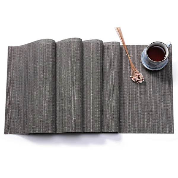 2025 Latest Model Table Runner Bamboo Texture Heat Insulation PVC Wedding Party Dining Table Runner for Bar