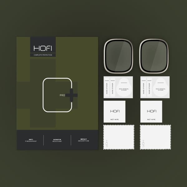 HOFI Apple Watch Ultra 49 mm 2-PACK Näytönsuoja Titanium 20