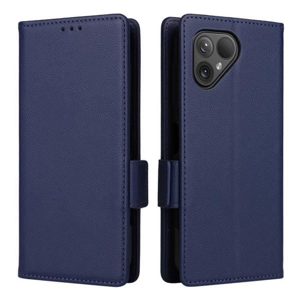 Fairphone 5 5G Flipfodral i PU-läder - Marinblå