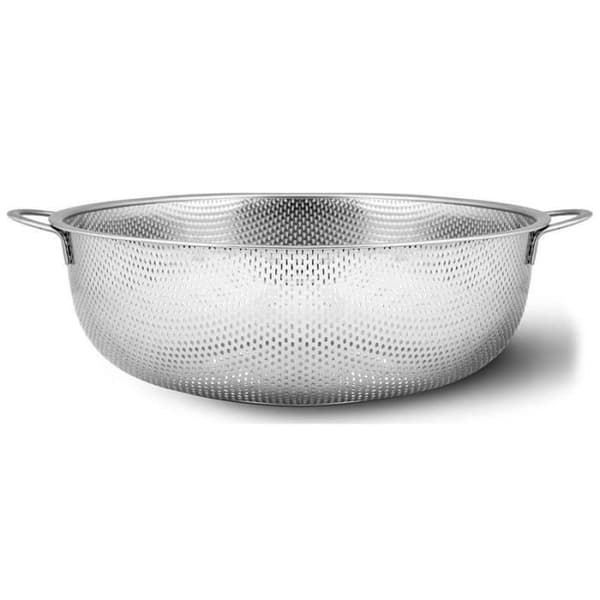 Mikroperforert dørslag - SODIAL - 28,5 cm - Rustfritt stål - Sølv
