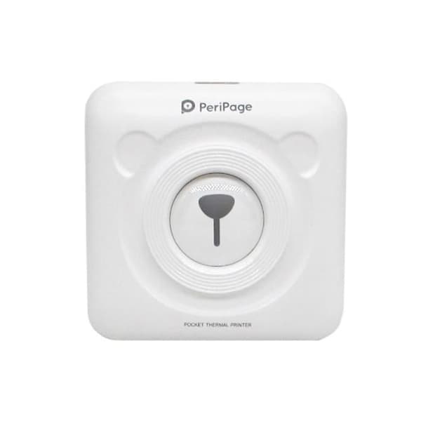 Peripage Termoprinter - Mini Lomme Bluetooth - Hvid