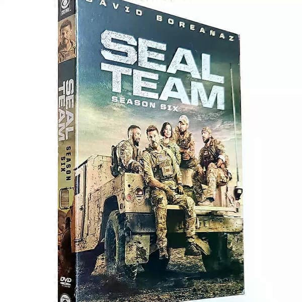 SEAL Team Sæson 6 DVD, 3-disc sæt, Militær Action Drama, Engelsk Version