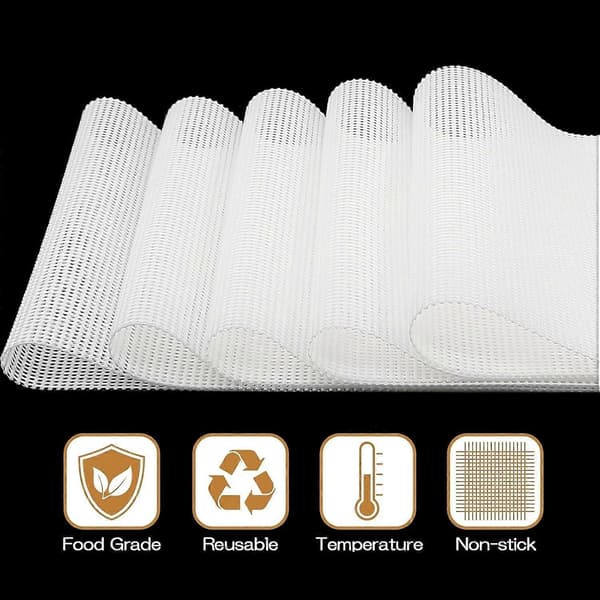 8-pack Medium Silikonbricka Rutnätsmattor för Harvest Right Frystorkbrickor
