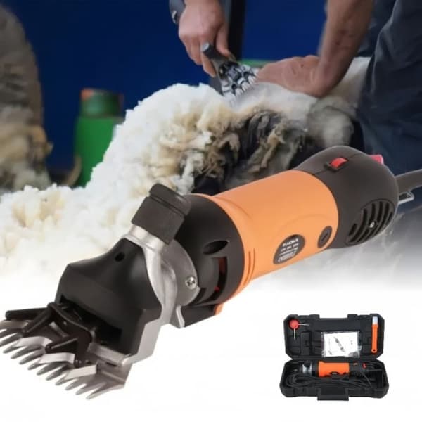 Fårklippare - PRUMYA - 690W - 6 justerbara hastigheter - Extra lång kabel - Robusta blad