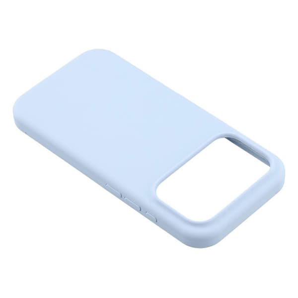 Kompatibel med iPhone 17 Pro Solid Silikone Stødsikkert Telefoncover -lingling} Light Light blue Baby Blue