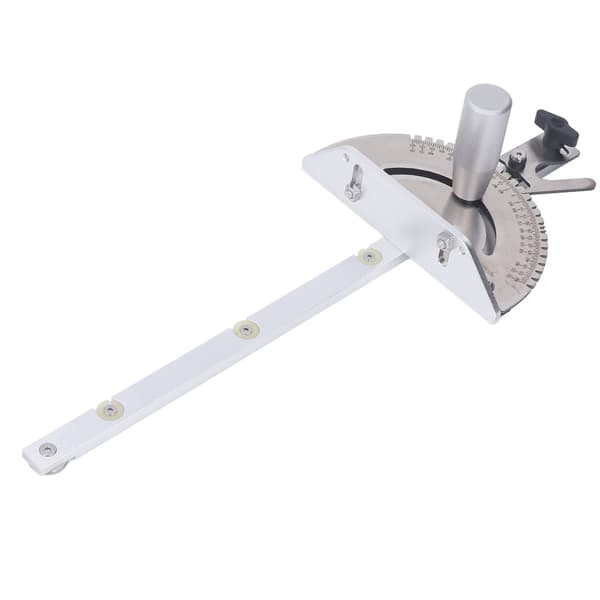 High Precision Miter Gauge for Table Saw in Aluminum Alloy Adjustable Angle Clear Scale for Woodworking