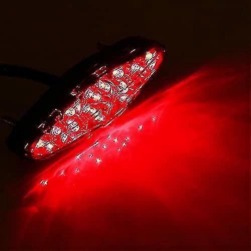 12V 15 LED Motorcycle Brake Stop Running Tail Light Turn Signal