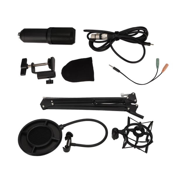 Professional Cardioid Condenser Microphone for PC Gaming Streaming and Recording