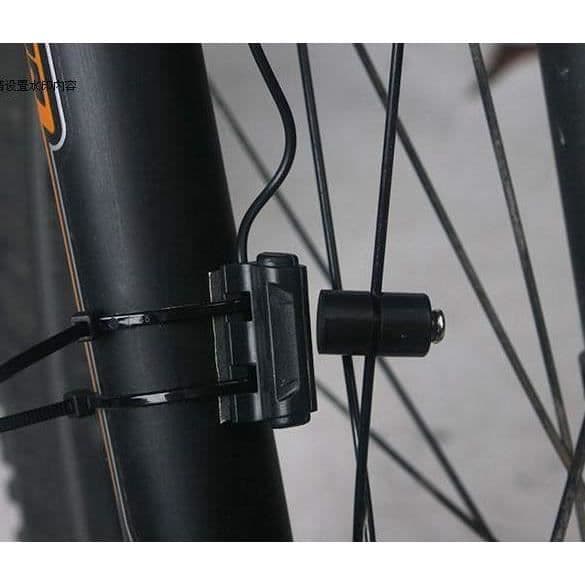 Kilometertæller - Cykel LCD - Grøn - Vandtæt - LED Baggrundsbelysning