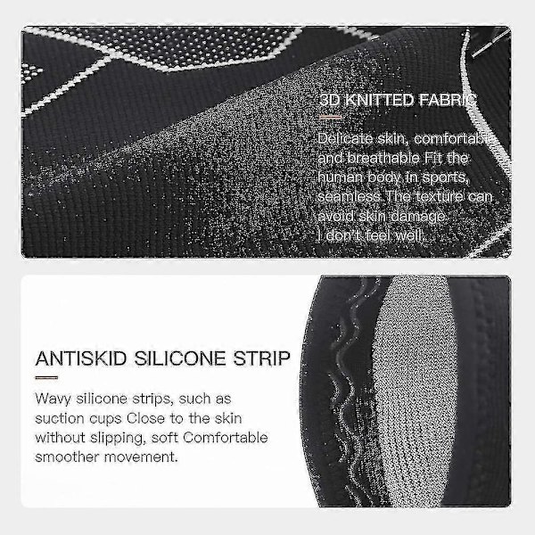 1 st Knäskydd Stöd Herr Dam Elastisk Nylon Sport Kompression Knä