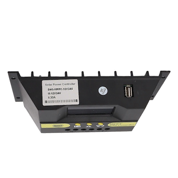 Solar Charge Controller MPPT 12V 24V LCD Display Comprehensive Protection Functions Solar Controller for Solar Energy System 30A