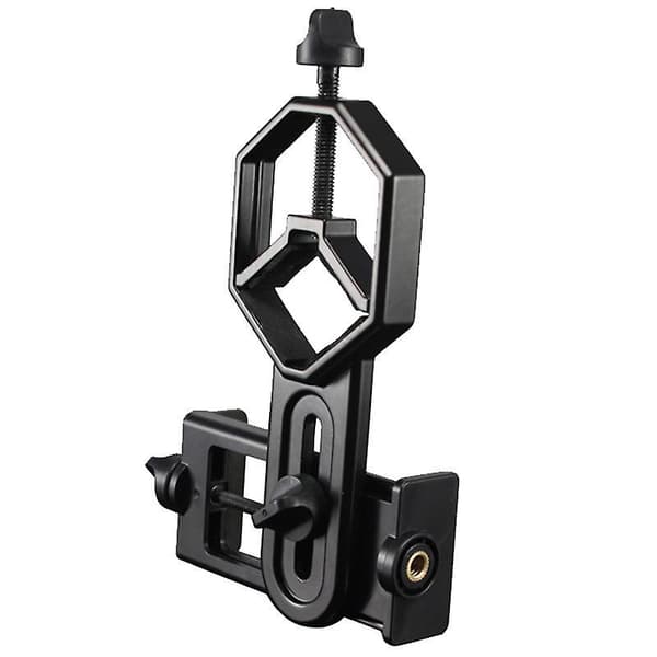 Universal Telescope Camera Adapter Mobile Phone Adapter Bracket Clamp Holder For Binoculars Compatible With Mobile Phone Holder Black