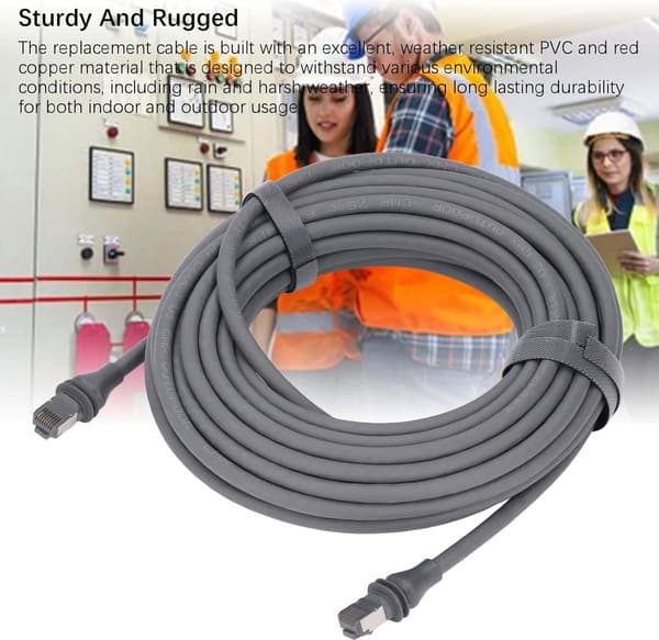 Waterproof 30Ft Starlink Gen 3 Cable Extension - Satellite Replacement Cable for Starlink V3