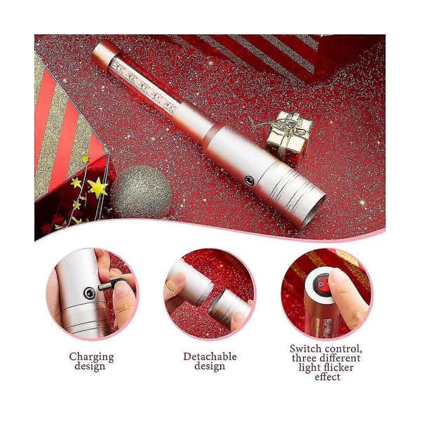 4 kpl LED-strobovalot pullolle, ladattavat samppanjapullon tarjoiluvalot