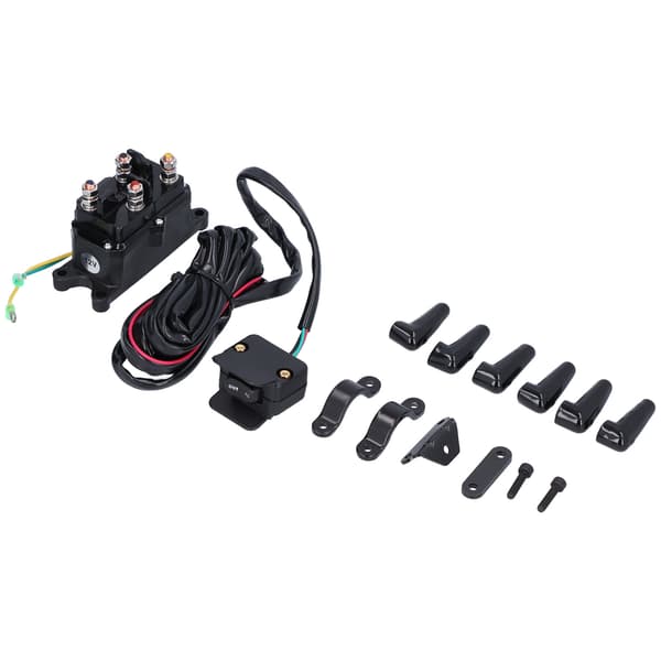 12V 250A Spil Solenoid Relæ Kontaktorbryder Monteringsbeslagssæt til ATV UTV