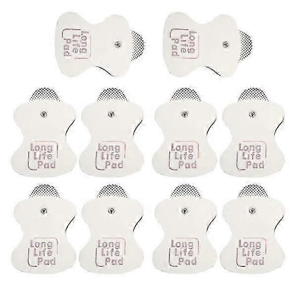 10x elektrode udskiftning til Omron Massagers Long Life Pad 10 stk