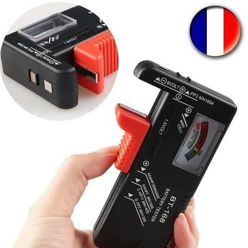 Batteritester - BT-168 - Universal - Tester AA AAA 9V 1.5V - Fungerer uden batterier