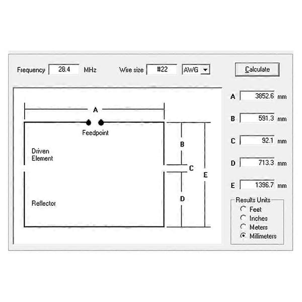 Kortbølge MOXON Antenne Kit Baseplade + Fast Konstruktion