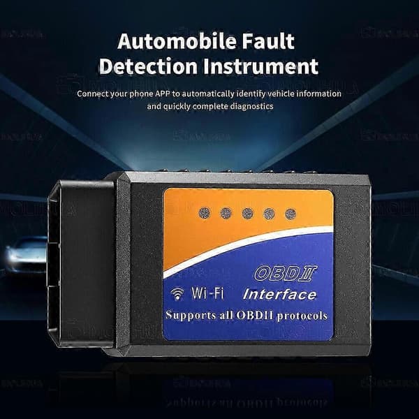 OBD2 ELM327 Bluetooth/WIFI Professionel Diagnostisk Enhed Bil IOS Tester Scanner DE