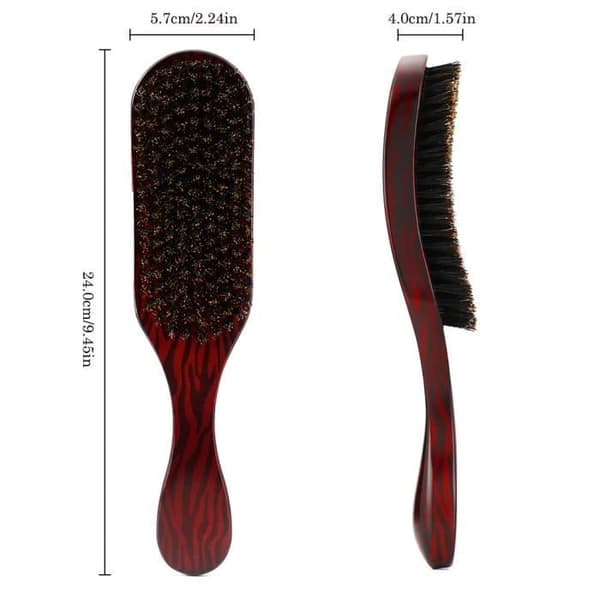 Hårbørste - GAROSA - Wave Brush - Vildsvinebørster - Medium fast - Ergonomisk