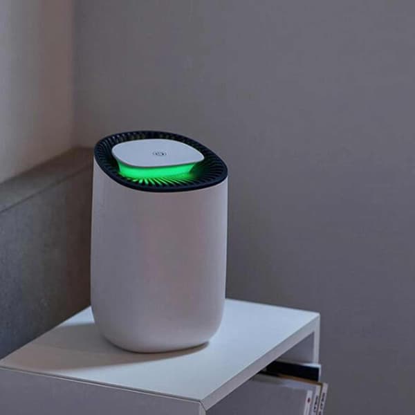 Portable Mini Dehumidifier Compatible with Home Ultra-Quiet Automatic Shut-Off Dehumidifier Compatible with Wardrobe Bedroom Kitchen Basement