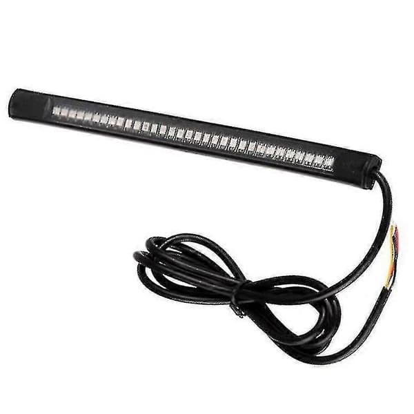 Multifunksjonell LED Motorsykkel Stripelys Brems Bak Blinklys Skiltlys