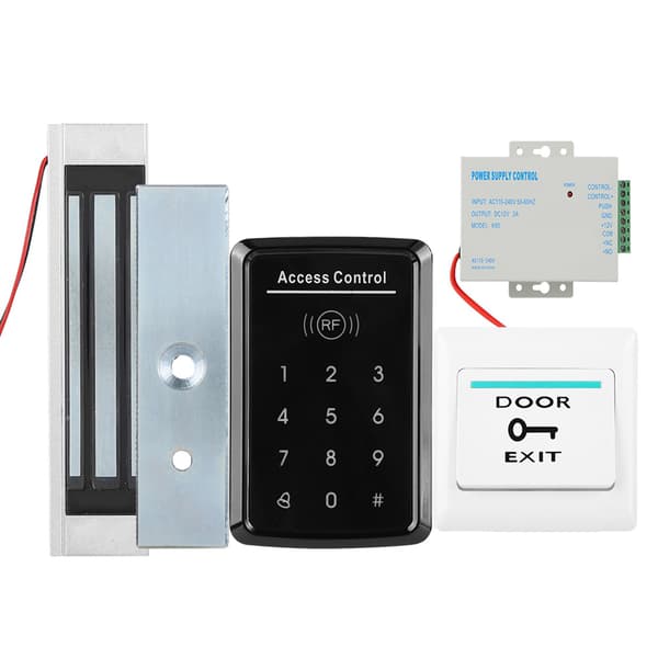 125KHz RFID Card Reader Password Access Control System 180KG Electromagnetic Lock