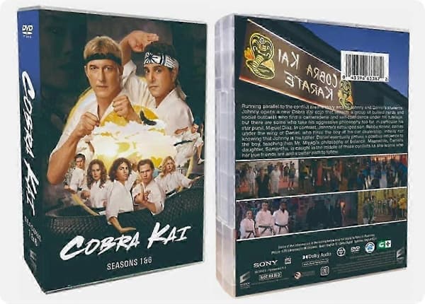 Cobra Kai Sæson 1-6 DVD Box Sæt - 14-Disc Engelsk Version