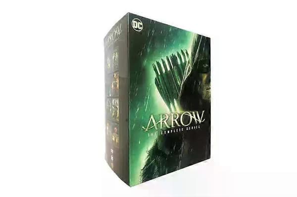 Arrow: Den Komplette Serie Sæson 1-8 DVD-samling, 38-disc sæt, DC Superhelte Drama Engelsk Version