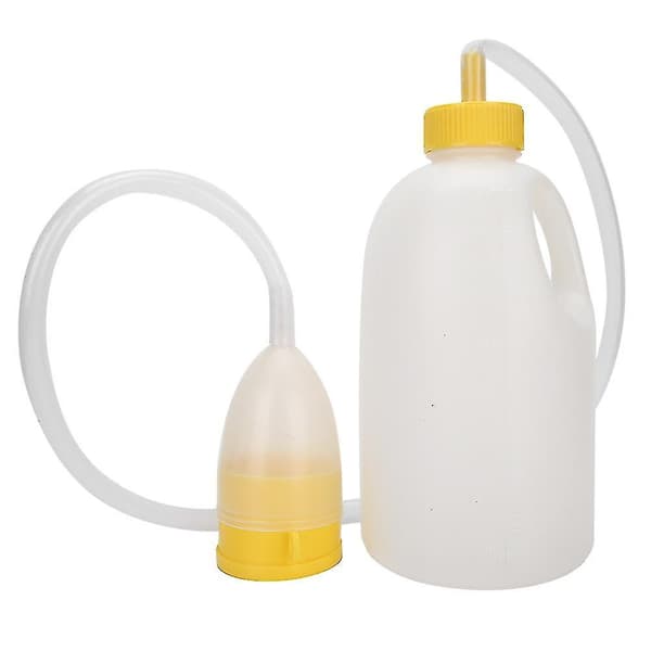 Herre Urinal Urinflaske Eldre Sengeliggende Pasienter Potte Med Rør 1700ml