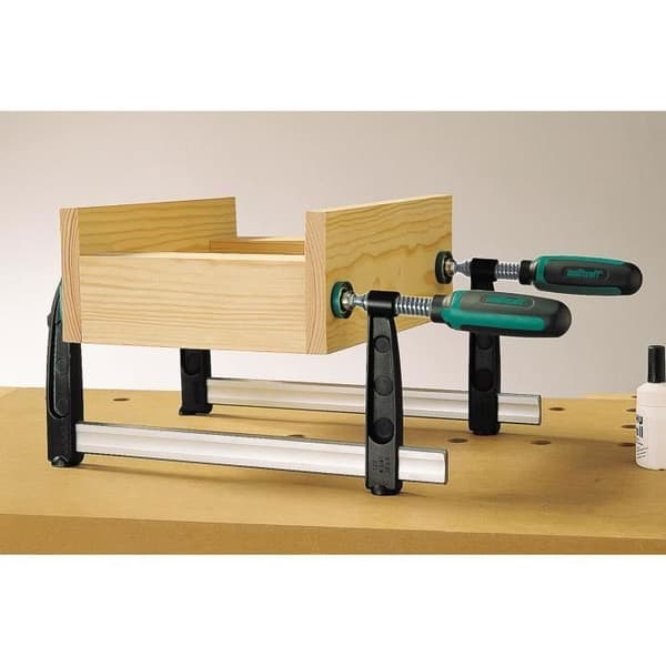 Skruetvinge - WOLFCRAFT - SZ 80-150 - Plast - Sort Svart, Grå